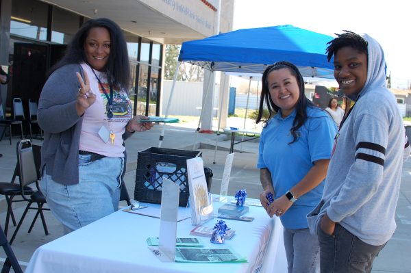 Community members at a table